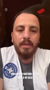 📳Ground communication: our colleague, live from Gaza , Doctor Murad Abed  experienced two consecutive evacuations within a few days, having to pack  everything and leave for safety with his young ...