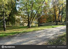 Well Laid Out Path Park Invites You Walk Stock Photo By C Helfei 318866958