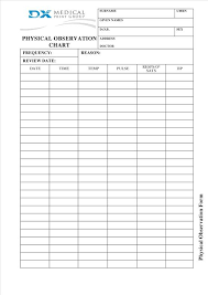 Medical Charts Printing And Design Dx Medical Stationery