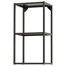 Dorel living faux marble top dining table black coffee. Enhet Wall Fr W Shelves Anthracite 40x30x75 Cm Ikea