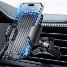 Support téléphone voiture grille aération avec crochet