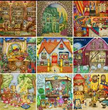 Romantic Country By Erly Romantic Country Coloring Books Romantic