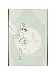 Disney Peter Pan Tinker Bell Clock Tower Wood Wall Art Disney Wall Decor Wood Wall Art Tinkerbell And Friends