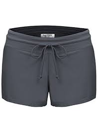 Women Solid Swim Shorts Tankini Panty Bottom Board Shorts Women Tankini With Shorts Swim Shorts