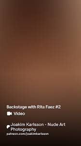 Backstage with Rita Faez 2 | Patreon