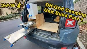 We just added the wooden foot pump to our kitchen spring of 2017 so this has been a newer mod to our kitchen set up. Diy Camp Kitchen Slide Out Table Sink For An Suv