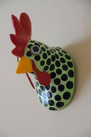 The popper strikes an upturned table, lofting buzz in the air. Faux Taxidermy Rooster Paper Mache Animal Head Kid S Etsy Faux Taxidermy Paper Mache Animal Head Paper Mache Sculpture