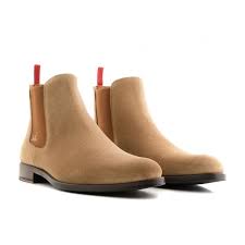 Our 'giancarlo moro scamosciato' chelsea boots are handcrafted on an italian shoe last by skilled artisans in our manufactory in italy and stitched in the blake method. Serfan Chelsea Boot Men Suede Beige Brown Shoelabel Serfan