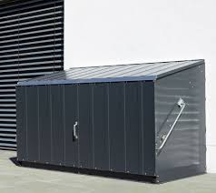 Egal ob spieltürme, spielhäuser, sandkästen oder schaukeln, bei uns werden sie garantiert fündig. Trimetals Fahrradbox Geratebox Aufbewahrungsbox Storeguard Anthr Mygardenhome