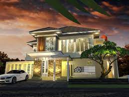 Desain rumah minimalis modern 2 lantai 7x15 dengan kolam renang dan 4 kamar small house with pool. Jasa Arsitek Rumah Modern Tropis Elegant Bapak Kusbiyantoro Di Jakarta
