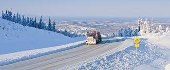 Ice road — ice roads or ice crossings (which are sometimes referred to as ice bridges), are frozen ice road — eisstraße über die lena eisstraßen sind verkehrswege, die über zugefrorene seen. Real Ice Road Truckers Alaska Air Forwarding