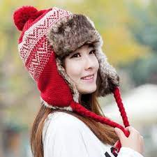 Pin On Womens Winter Hats With Ear Flaps Knit Hats