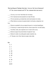 Reading Check Quiz Harrison Bergeron A Reading Check Literature Activities Harrison Bergeron Teacher Documentation Tenth Grade