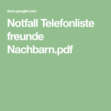 Merge pdf, split pdf, compress pdf, office to pdf, pdf to jpg and more! Notfall Telefonliste Freunde Nachbarn Pdf Notfall Telefon Liste