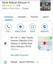 Perlu dinyatakan juga kota damansara. Bank Yang Ada Di Seksyen 9 Seksyen 9 Shah Alam Residance Facebook