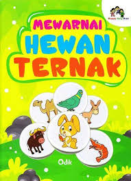 Karena jika bicara tentang kumpulan gambar mewarnai hewan darat lengkap bisa kok dilakukan dengan kebiasan. Buku Mewarnai Hewan Ternak Odik Mizanstore