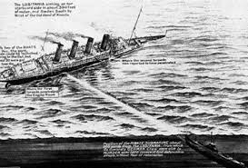 sinking of the lusitania: definition