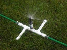 A Three Head Sprinkler For Odd Lawns Sprinkler Lawn Sprinkler System Garden Sprinklers
