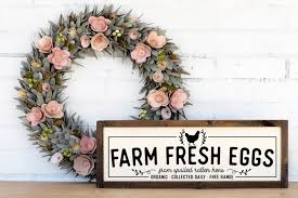 Maybe you would like to learn more about one of these? Rustic Farmhouse Sign Svg Farm Fresh Eggs Svg Farmhouse D 1220369 Cut Files Design Bundles
