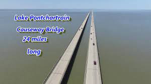 Lake pontchartrain is a brackish estuary located in southeastern louisiana in the united states. Lake Pontchartrain Causeway Bridge And Phantom 3 Advanced Youtube