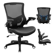 4.1 out of 5 stars 1,007. Amazon Com Office Chair Ergonomic Swivel Mesh Mid Back Computer Desk Chair With Flip Up Arms Office Desk Chair With Adjustable Lumbar Support Black Kitchen Dining