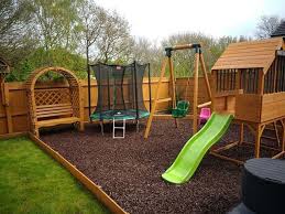 Rubber Play Bark Kids Backyard Playground Backyard Kids Play Area Play Area Backyard