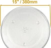 HQRP 15" Glass Turntable Tray Compatible with Panasonic A06014A00AP  F06014W00AP NN-H724BF NN-L731BF NN-S742BF NN-SN756B NN-T763SF Microwave  Oven ...