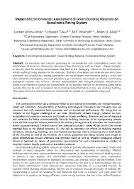 Respiratory and cardiovascular systems failure. Pdf Impact Of Environmental Assessment Of Green Building Materials On Sustainable Rating System Dr Mohd Faris Khamidi Academia Edu
