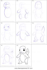 How To Draw Charmander From Pokemon Go Printable Step By Step Drawing Sheet Drawingtutorials101 Com It evolves to charmeleon and the third stage of the evolution will be charizard. how to draw charmander from pokemon go