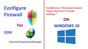 Adds download with idm context menu item for links, adds download panel, and helps to intercept downloads. Configure Firewall For Idm On Windows 10 Fix Error Permission Denied Please Check Your Firewall Youtube