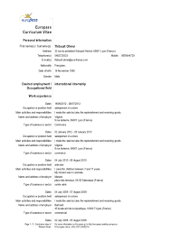 Europass Cv 120904