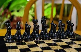 Goal to checkmate opponent's king with own pieces like queen, rooks, knights, bishops; Radicaln Handmade Black And Coral Marble Two Player Chess Game Marble Chess Set Chessboard 12 Inches Chess Set Buy Online At Best Price In Uae Amazon Ae