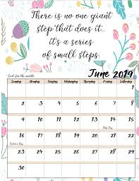 Free Printable 2019 Monthly Motivational Calendars Calendar Printables Free Printable Calendar Monthly Calendar Printable
