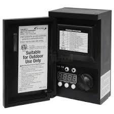 Malibu 8100 9045 01 45 Watt 12vac Outdoor Landscape Lighting Transformer With Digital Timer And Photo Eye