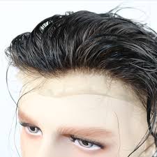 Wigs for men look great with dashing wigs for men. Human Hair Wigs For Men S Toupee Full Lace Most Durable Toupee Remy Indian Hair Comfortable Mens Wig Buy At The Price Of 122 63 In Aliexpress Com Imall Com