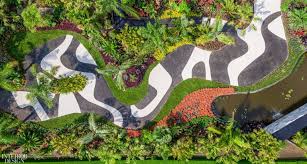 An Aerial View Of Modernist Garden At The New York Botanical Garden S Brazilian Modern The Living A Ny Botanical Garden Landscape Design Landscape Architect