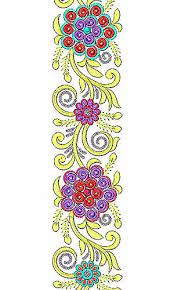 Saree Border Embroidery Design 678 Lace Embroidery Designs Border Embroidery Designs Embroidery Neck Designs