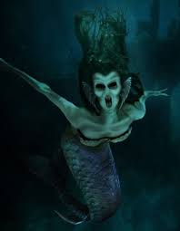 Evil Siren By Jadedink Evil Mermaids Dark Mermaid Scary Mermaid