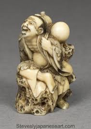The price starts from 200 us$ with our permanent stock of over 500 items of antique netsuke and some good choice of contemporary ones (including ojime, inro, kiseruzutsu, yatate, tonkotsu, bokuto and obidome). A Japanese Edo Period Walrus Marine Ivory Netsuke Chok Aro