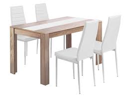 Table et chaises design pour la salle à manger domitalia. Chaise Et Table En Bois Conforama