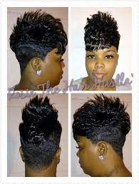 Partial Clippercut 27piece Hair At The Top Natural Hair At The Bottom Clippercut Short Spiked Hair Cute Hairstyles For Short Hair Short Hair Styles Pixie
