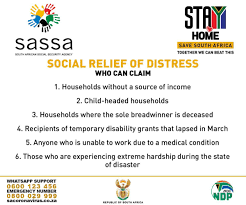 The special social relief of distress grant will go to those who are unemployed and do not receive any other social grant or. Covid 19 Distress Grant Application Covid 19 Realtime Info