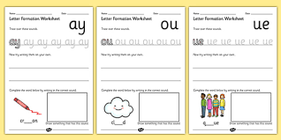 Phase 5 Letter Formation Worksheets Teacher Made