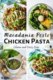 Chicken Pasta With Dairy Free Macadamia Pesto A Meal In Mind Recipe Healthy Fried Chicken Recipes Gluten Free Instant Pot Recipes Gluten Free Recipes Easy