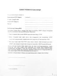 Npwp juga menjadi persyaratan pelayanan umum, seperti pengajuan kredit, pembuatan paspor, dan sebagainya. Contoh Surat Permohonan Contoh Surat Permohonan Npwp