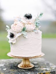 20 Single Tier Wedding Cakes With Wow Chic Vintage Brides Simple Wedding Cake Tiered Wedding Cake Fake Wedding Cakes