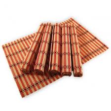 Sets de table acheter ? Un Jeu De 6 Sets De Table Exotiques En Bambou