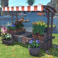 Florists Stall Ffxiv Housing Outdoor Furnishing Outdoor Furnishings Outdoor Outdoor Structures