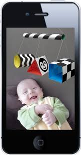 Black And White Graphics For Babies Black And White Graphic Mobile Looks Like It Might Be Easy To Diy Mobile Pour Enfant Baby Mobile Infant Activities Baby Sensory