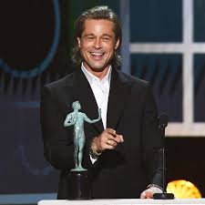 Who Is Writing Brad Pitt S Awards Season Speeches In 2020 Brad Pitt Leonardo Dicaprio Brad Pitt Oscar